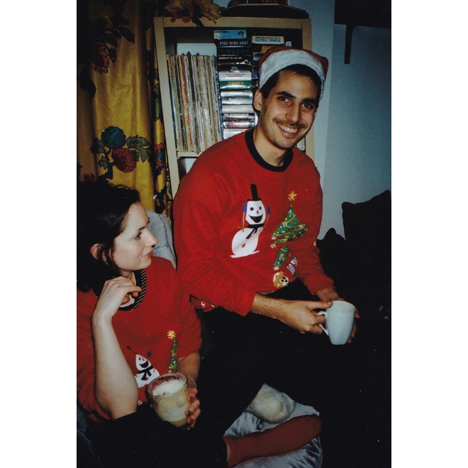 Christmas in our first apartment together, Montreal 2015