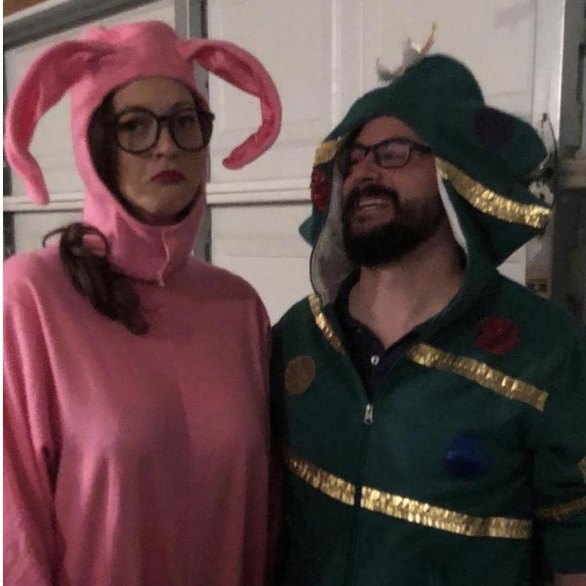 Our first Christmas party together!
