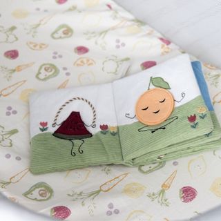 Clementine Fruits & Veggies Soft Plush Activity Book