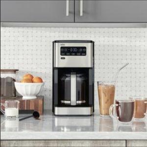 Braun Pure Flavor 14 Cup Drip Coffee Maker, 14 cup, Black, KF5650BK