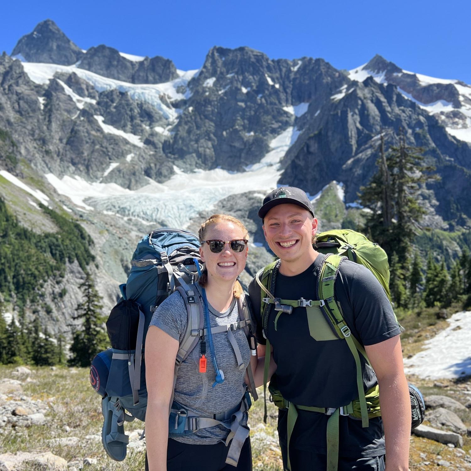 Backpacking at Mount Baker, August 2022.