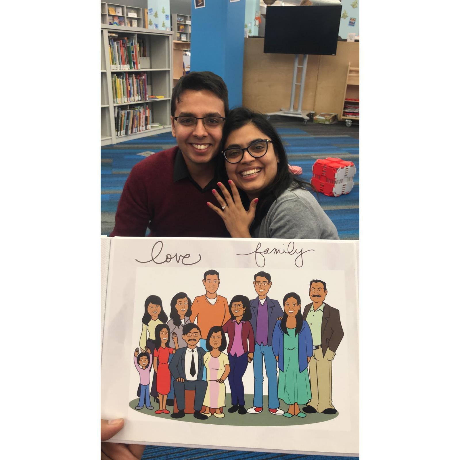 When she said yes!