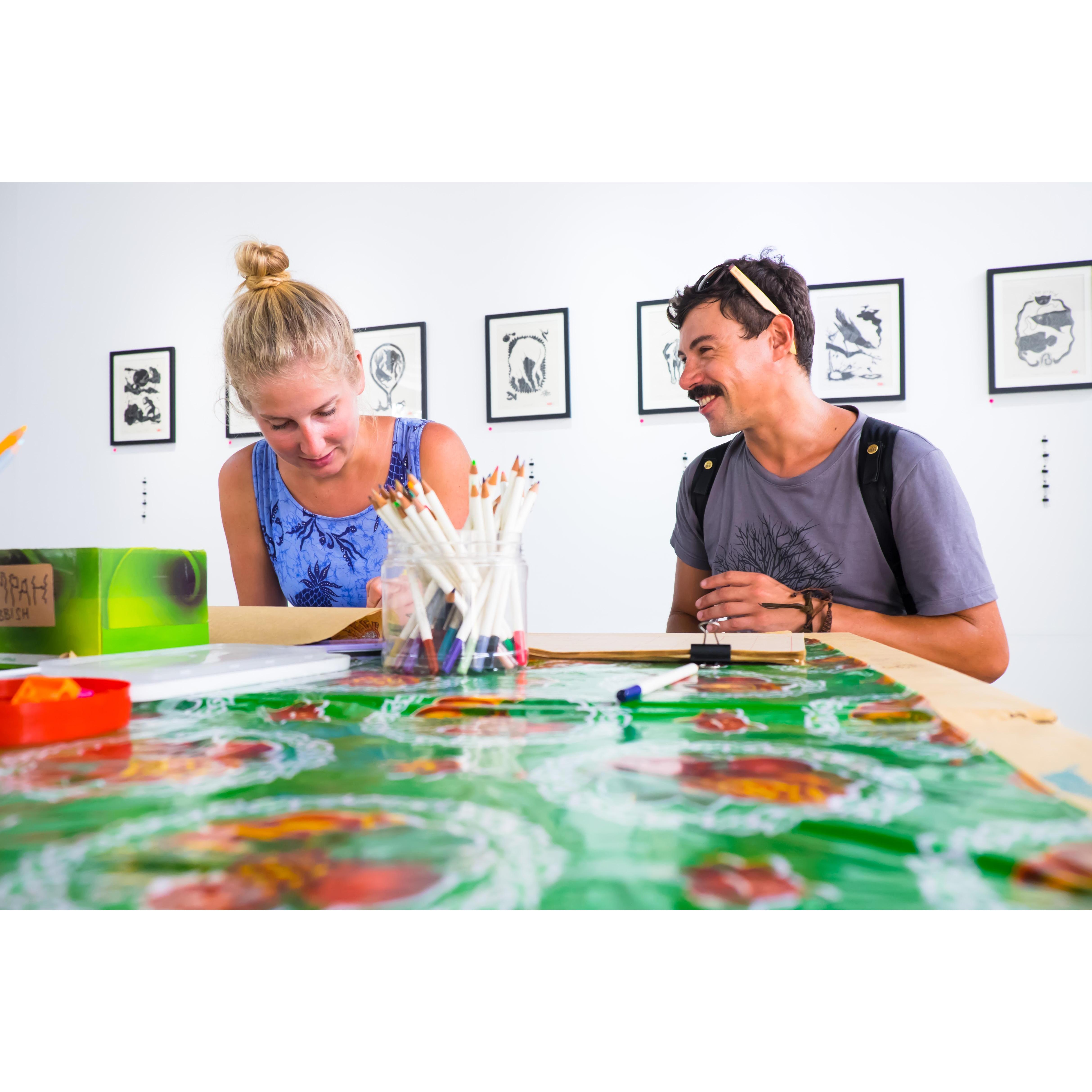 Exploring an interactive museum in Penang, Malaysia