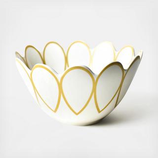 Deco Scallop Bowl