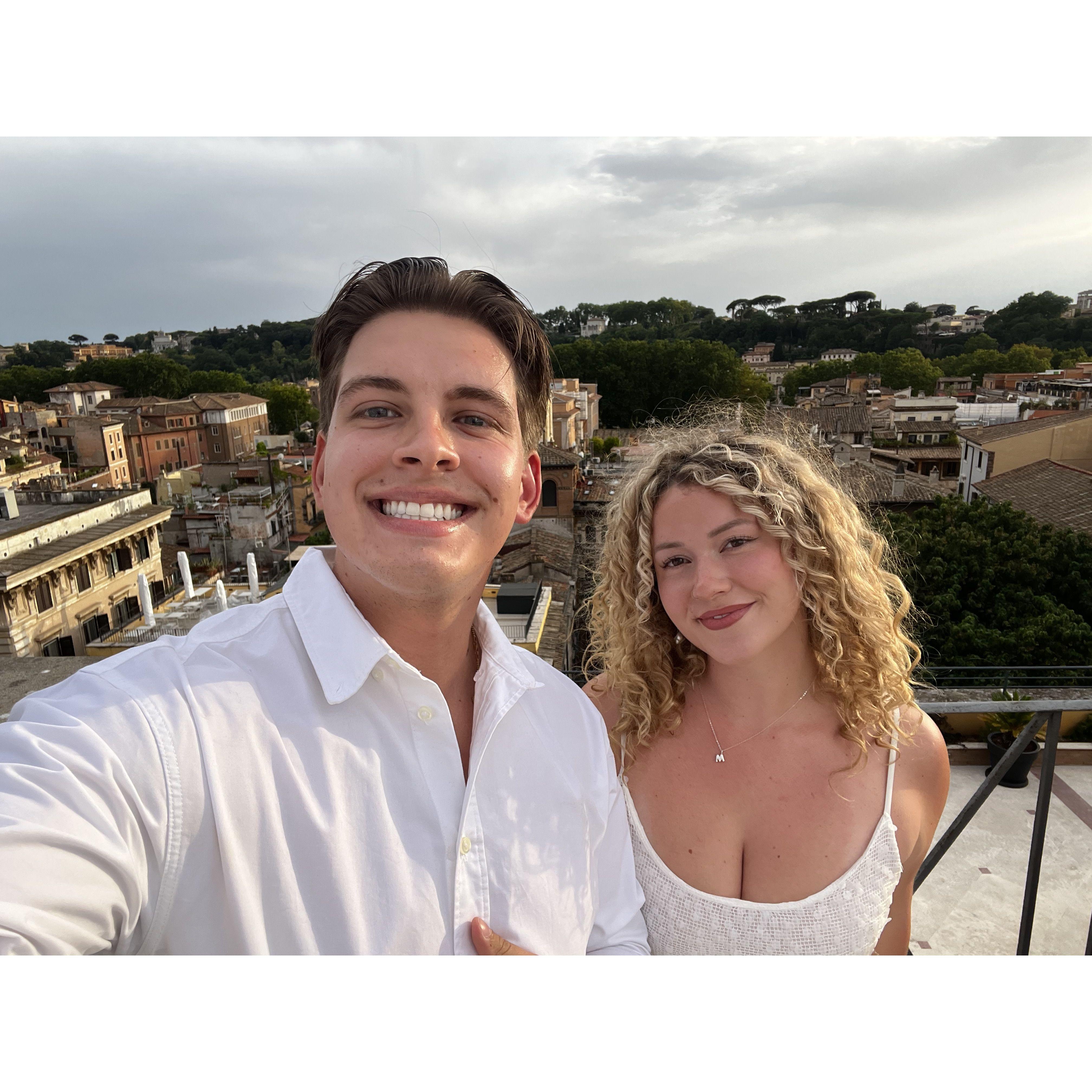 In Rome, right before the proposal