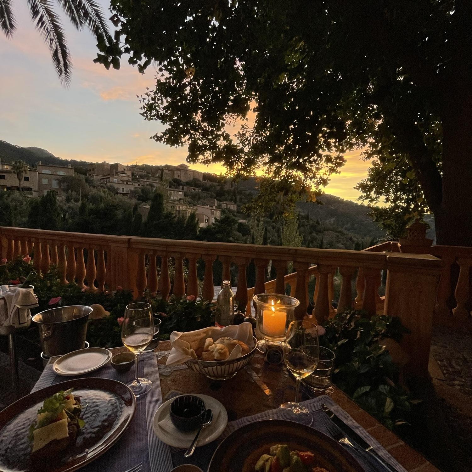 Dine at El Olivio or Miro restaurant at La Residencia Hotel. Located in an adorable town, Deiá! Need a reservation! https://www.belmond.com/hotels/europe/mallorca/deia/belmond-la-residencia/dining