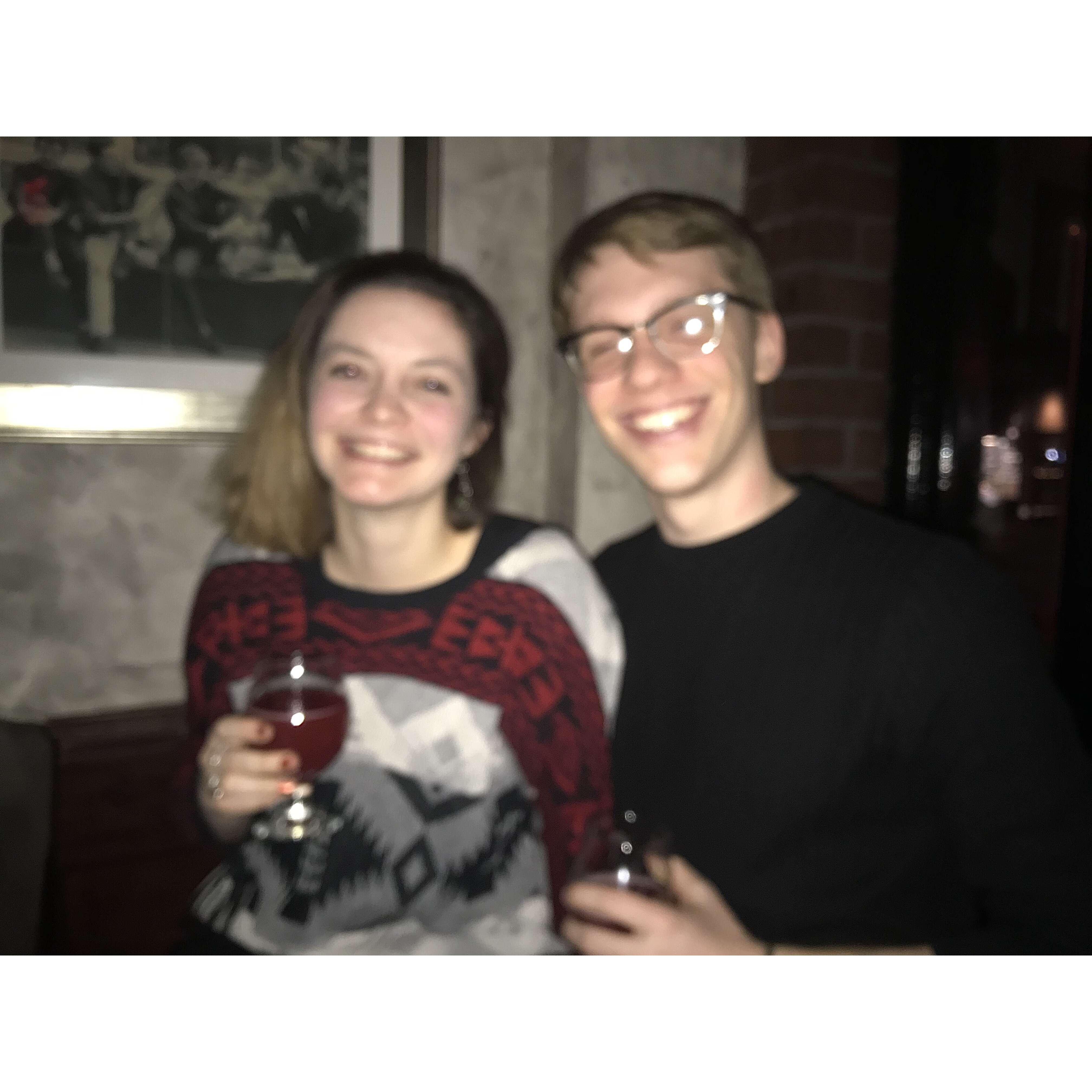 This is our first picture together!