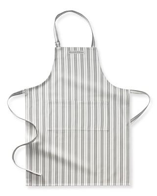 Williams Sonoma Stripe Adult Apron, Grey