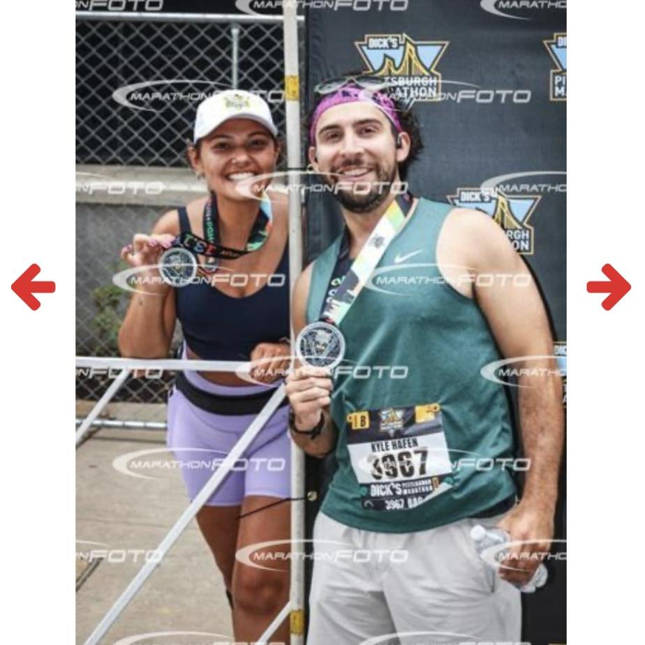 Official runners!
13.1 miles for Tianna & 26.2 miles for Kyle