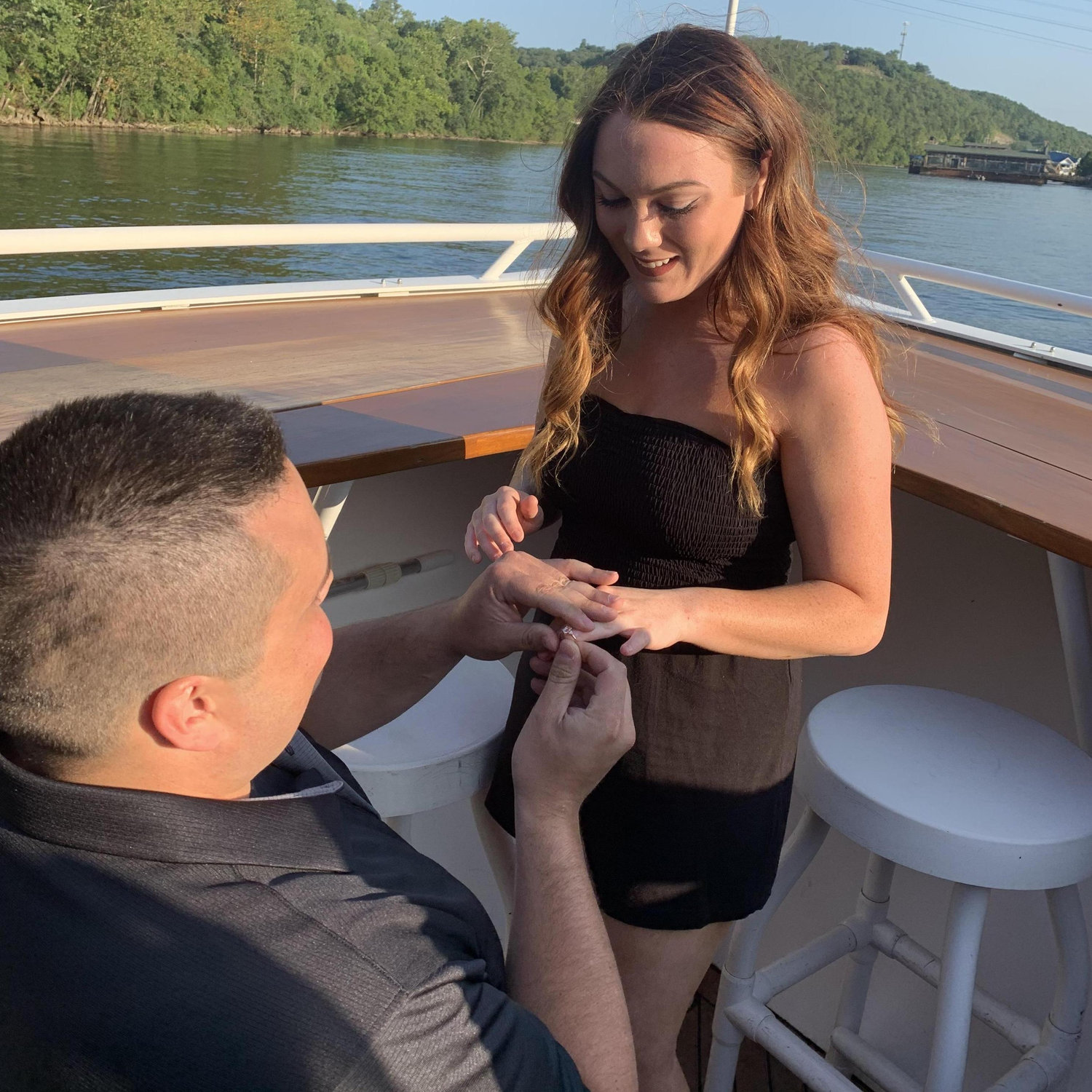 The moment he asked me to spend the rest of his life with me!