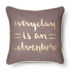 Gold Life Is An Adventure Throw Pillow - Room Essentials™