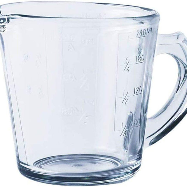 Glass Measuring Jugs | Kitchen Baking Cups | Measuring Cups | Large Measuring | Kitchen Utensil,A