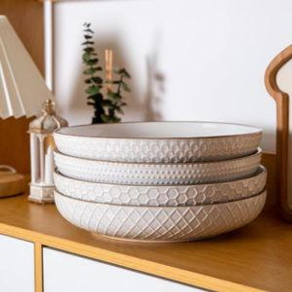 Stoneware Pasta/Salad Bowls Set of Four