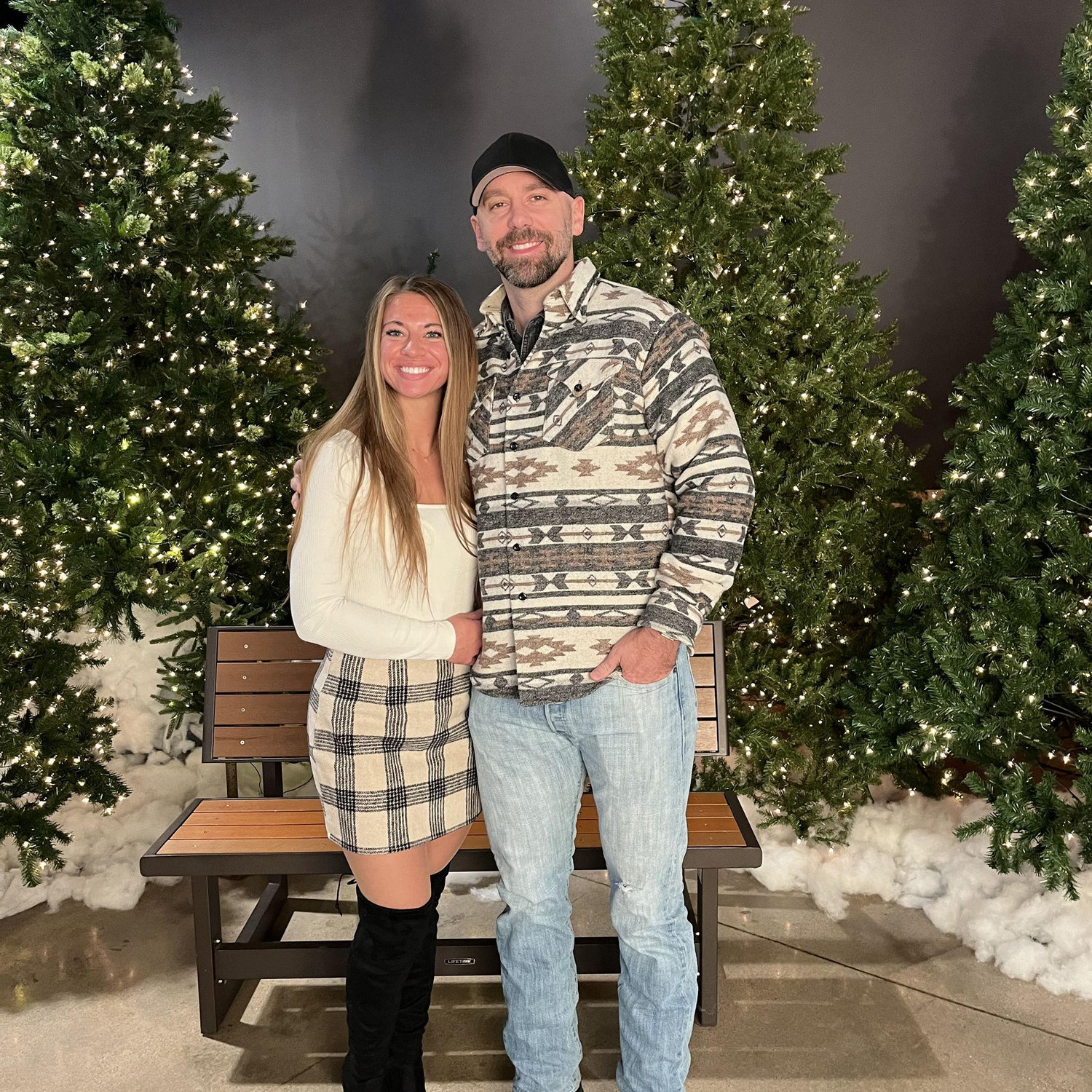 Our first Christmas church service together - 2023