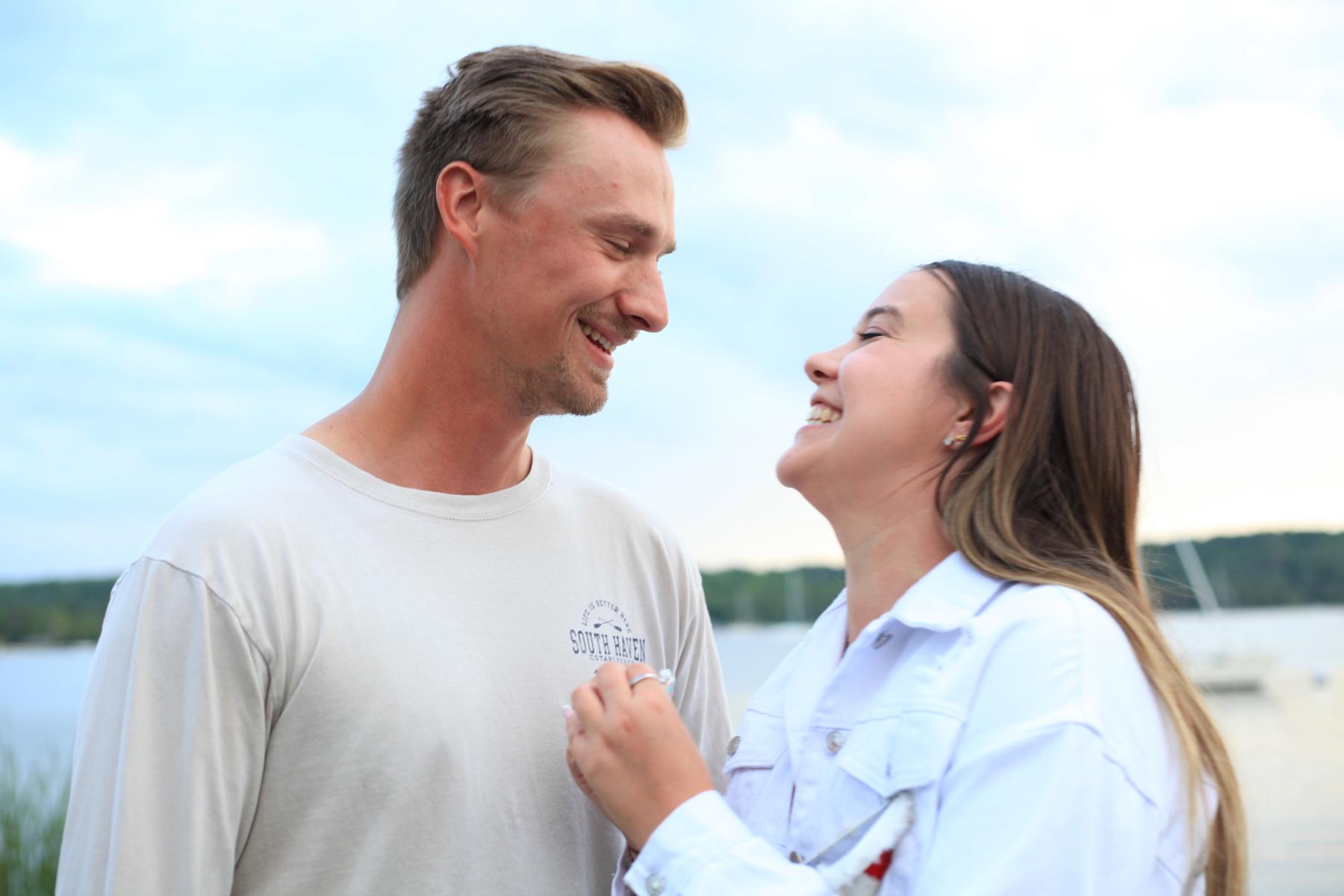 This is the moment Matt showed me he engraved my ring with “Always”