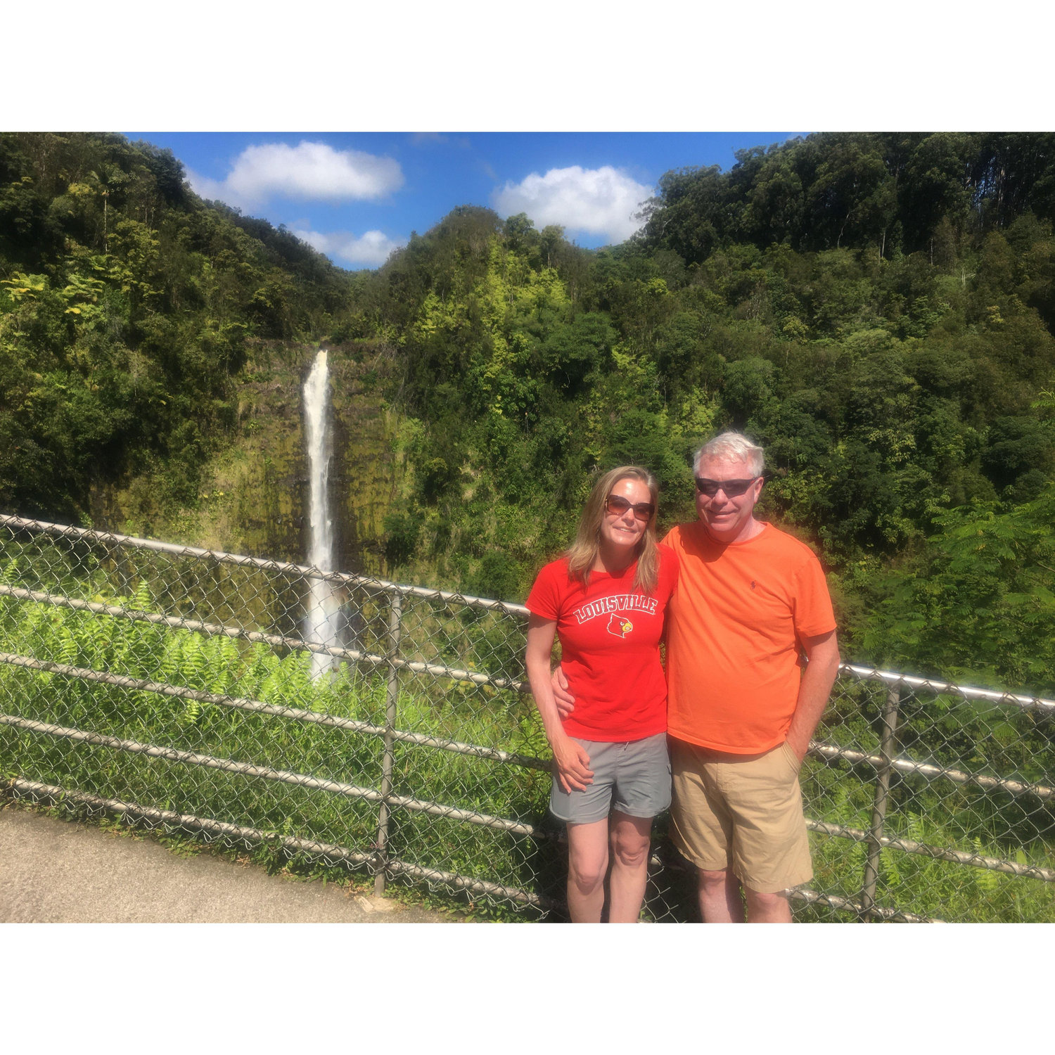 Yep, that's the largest waterfall in Hawaii (on our waterfall hike)