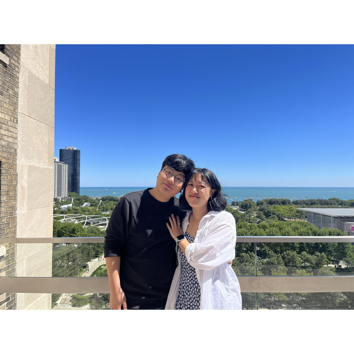 August 2023 - Celebrating Shayna's birthday in Chicago together for the first time