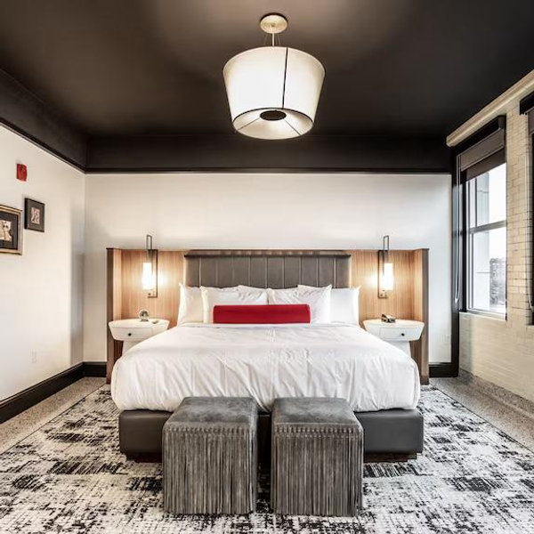 The Bottleworks Hotel Wedding Night Room