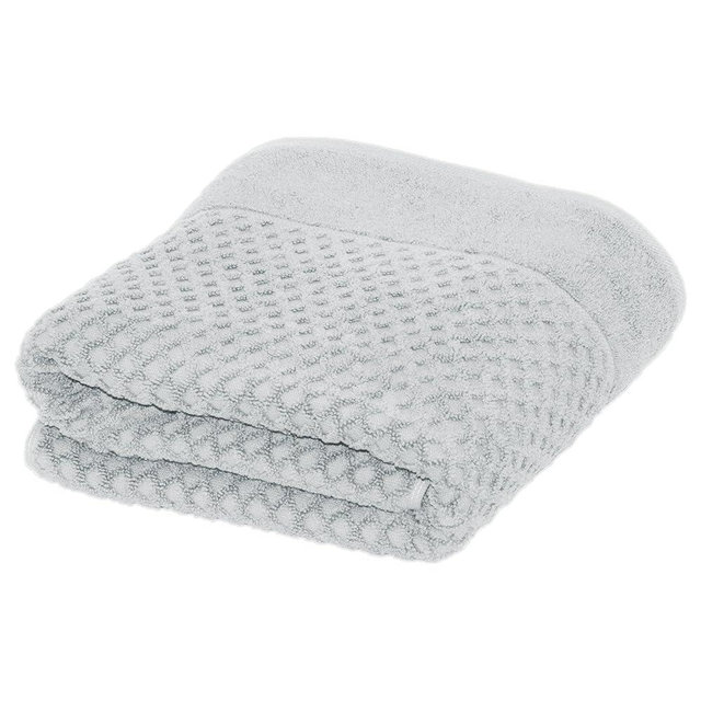 Great Bay Home Light Grey Bath Sheet - 100% Cotton - Absorbent, Durable, Quick-Dry Towels for Bathroom - Low-Twist, Two-Ply Decorative Towels (Light Grey, 68" x 35")