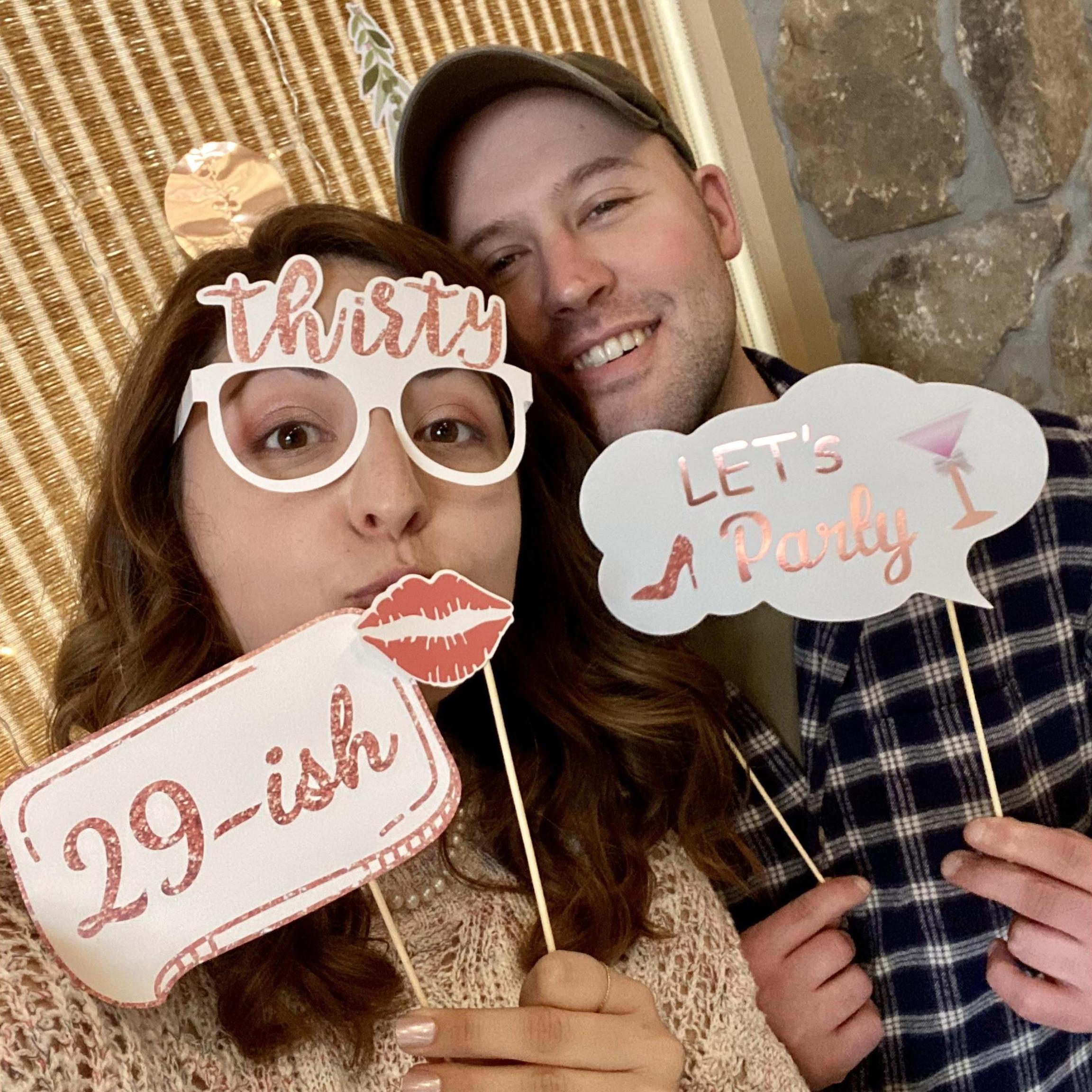 Celebrating our birthday together!