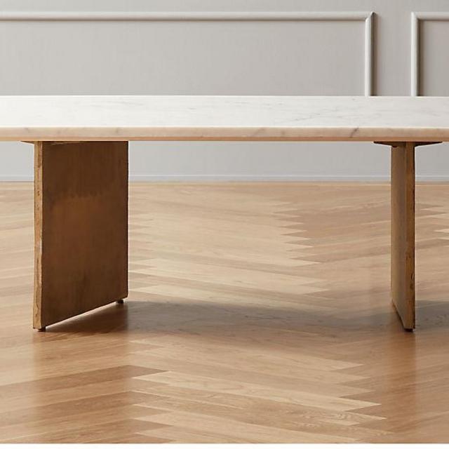 Oblique Marble Coffee Table