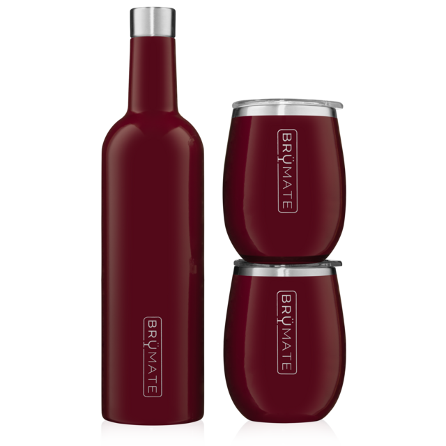 Winesulator + 2 Uncork'd XL Wine Tumblers/Lids | Merlot V2.0