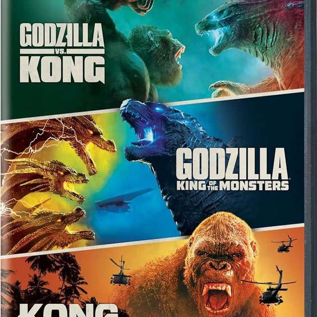 Godzilla vs. Kong/Godzilla: King of the Monsters/Kong: Skull Island 3-Film Collection (DVD)