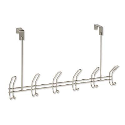 6 Over-The-Door Hook Silver - Threshold™