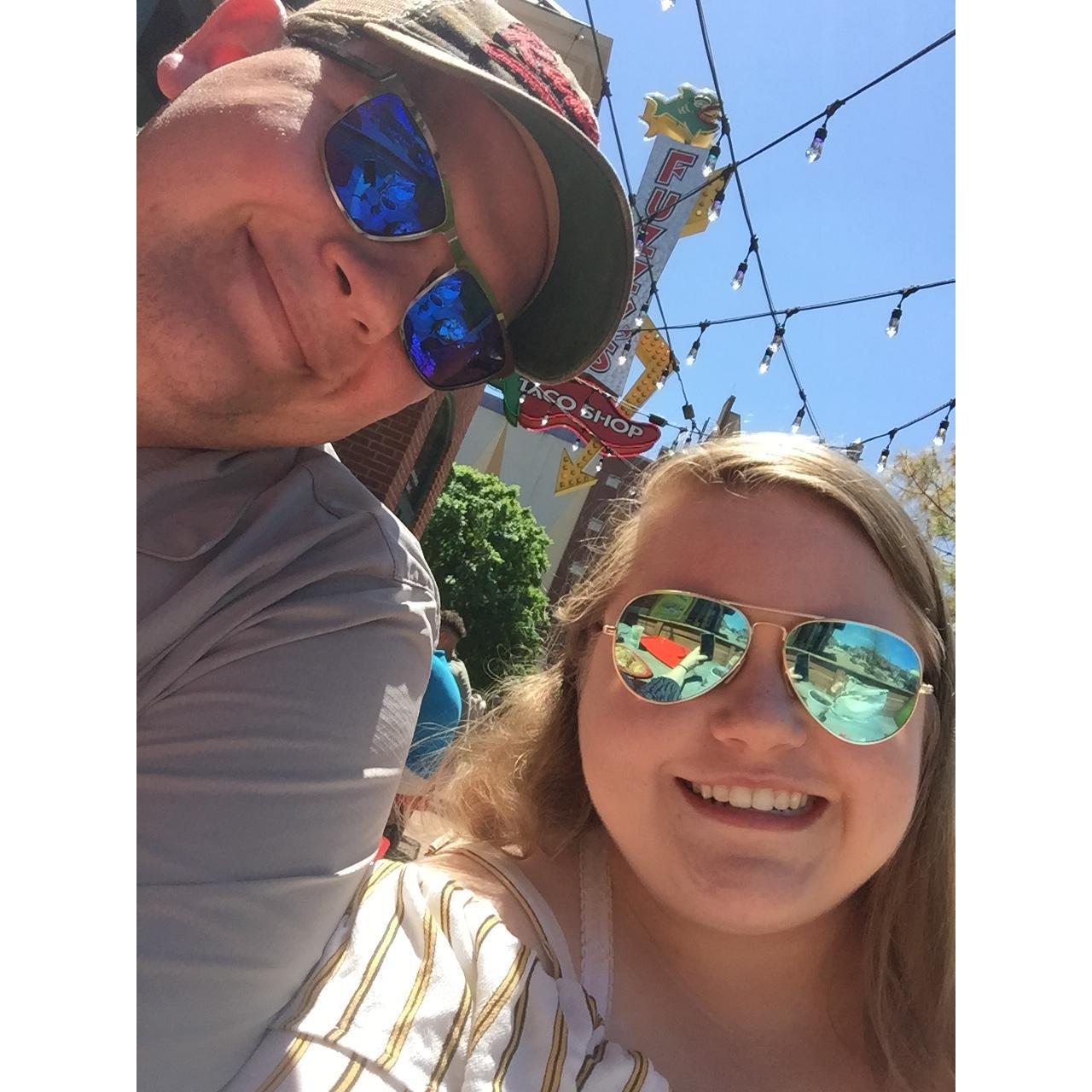 Spending the day in the city for stress relief from school