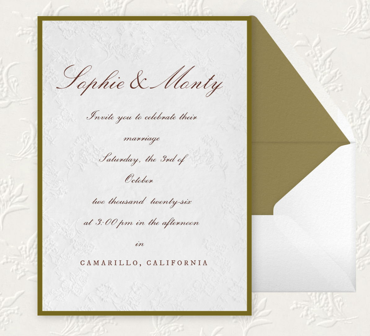 The Wedding Website of Monty McAlpine and Sophie Glasser