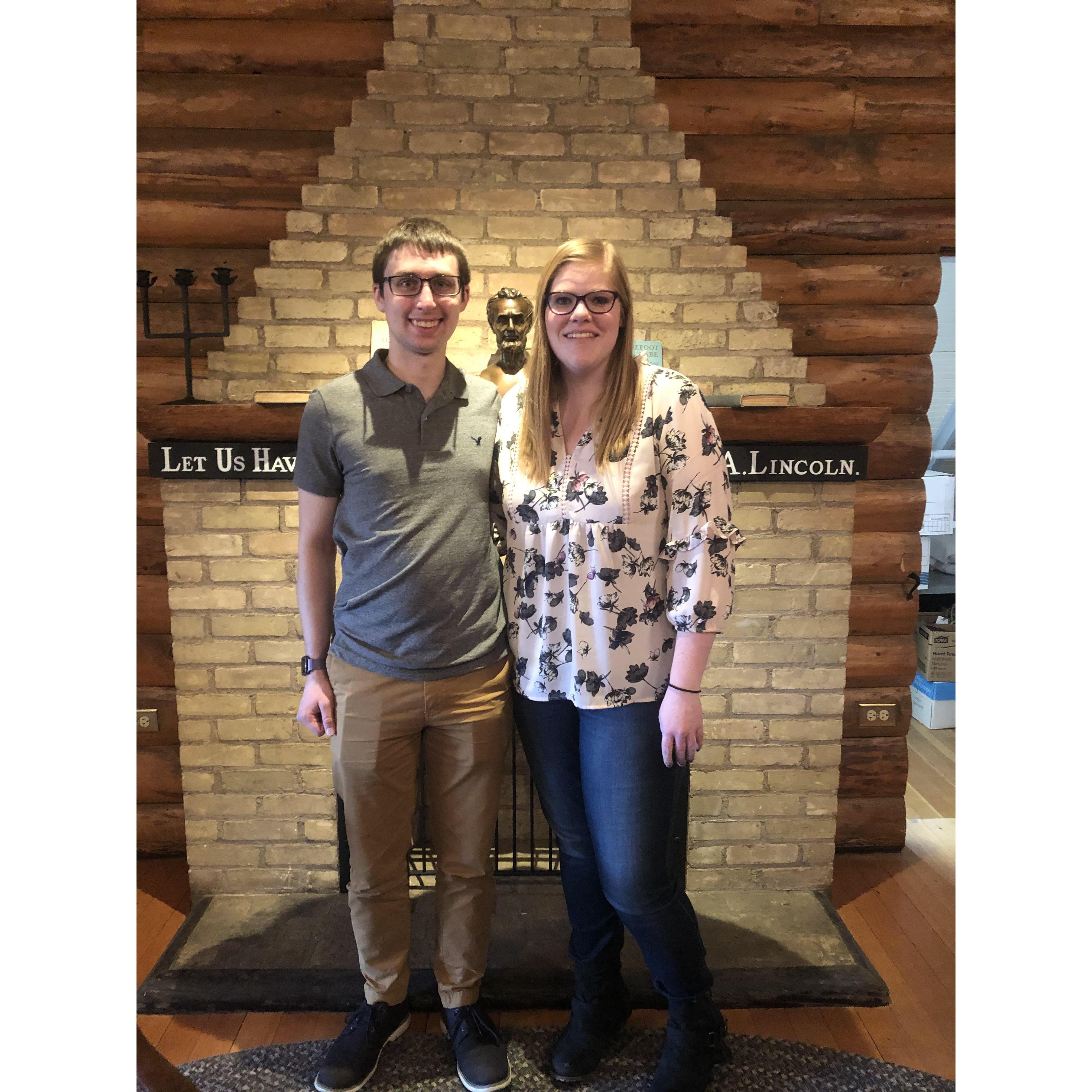 Old Main - Lincoln Cabin at NDSU!