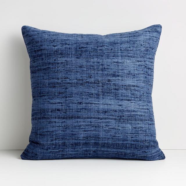 Trevino 20" Blue Pillow with Down-Alternative Insert