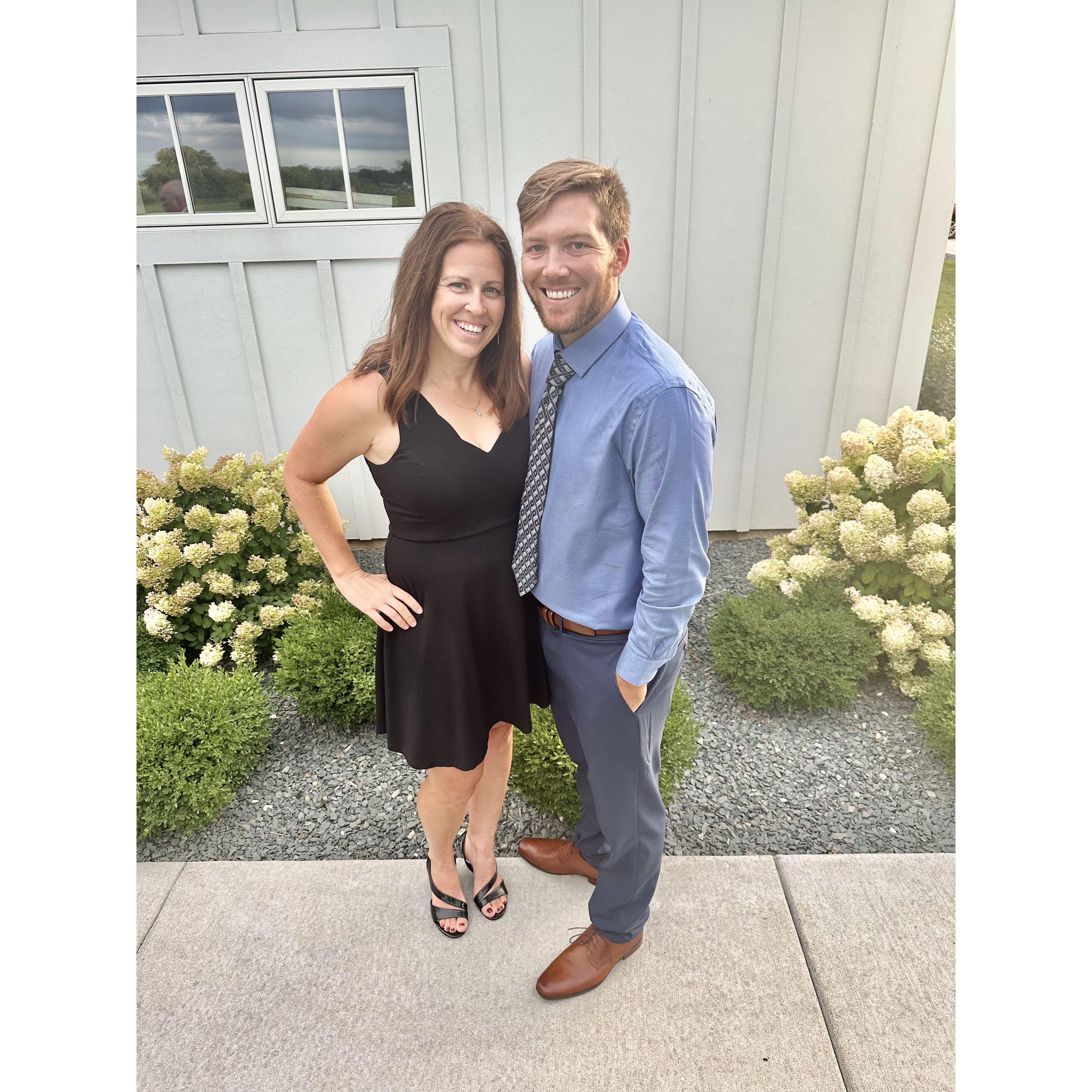 Dressed up for a wedding