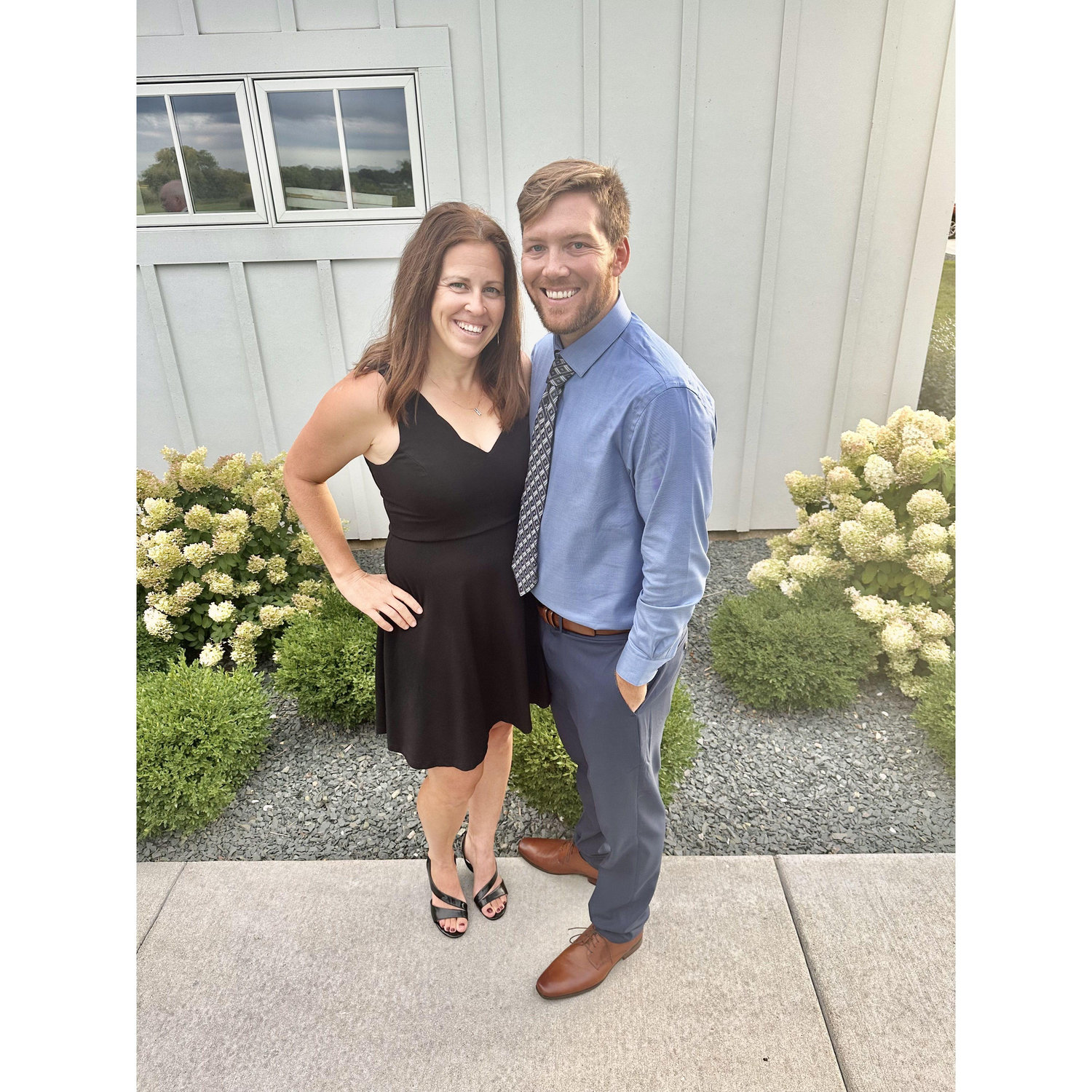 Dressed up for a wedding