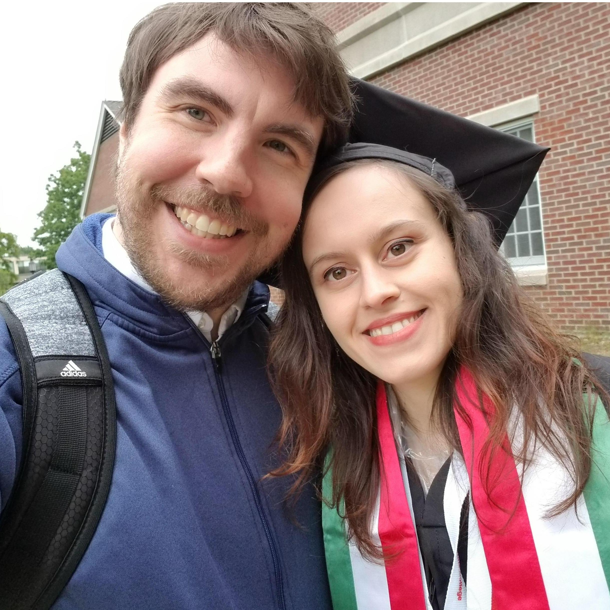 Valentina's graduation day. So much work and effort. It was the whole original reason she was here.