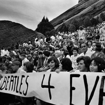 Beatles Concert at Red Rocks, 1964. (CPR.com)