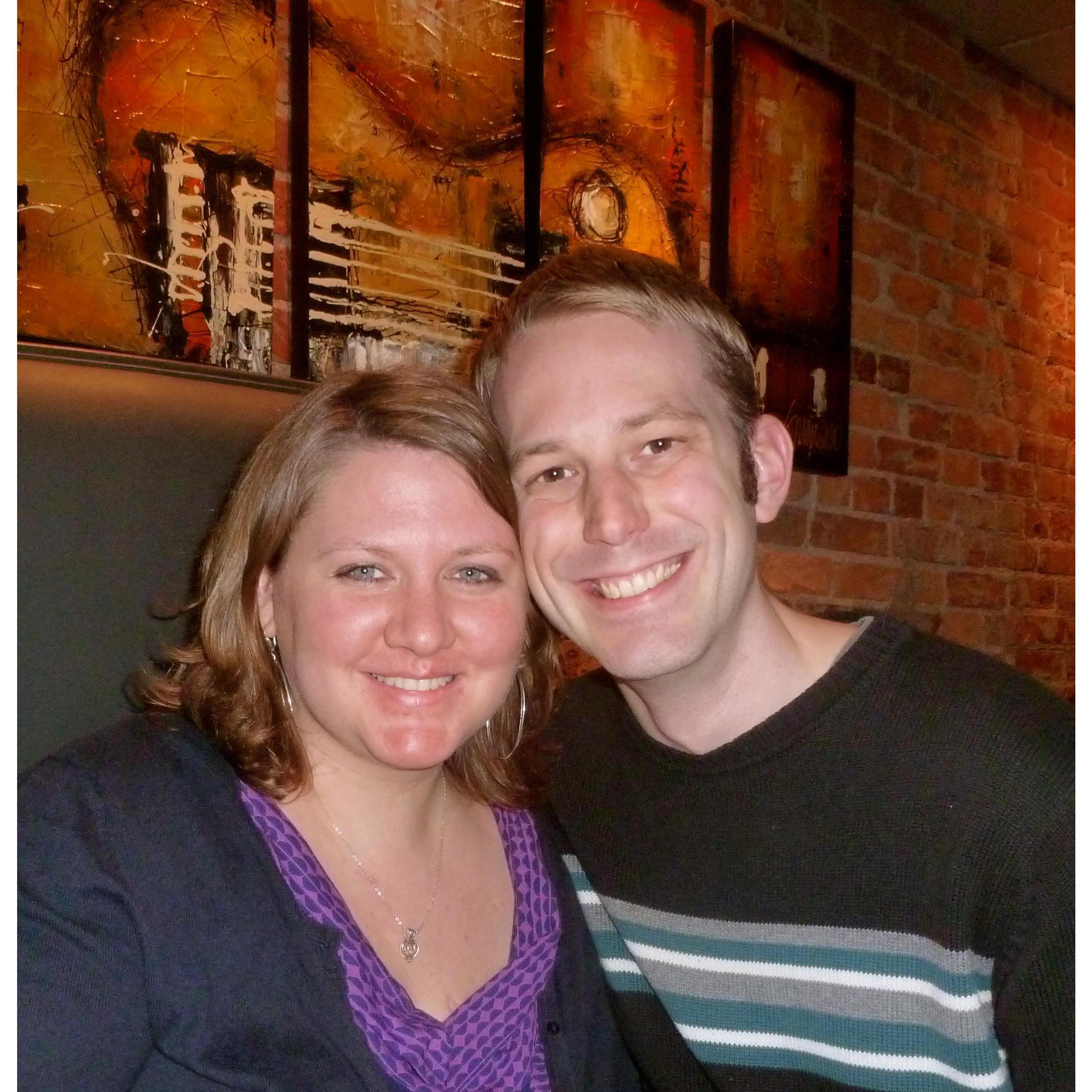 The night we started dating. January 8, 2012