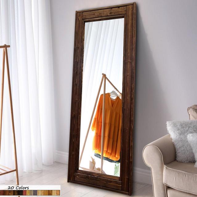 Herringbone Floor Mirror Full Length Floor...