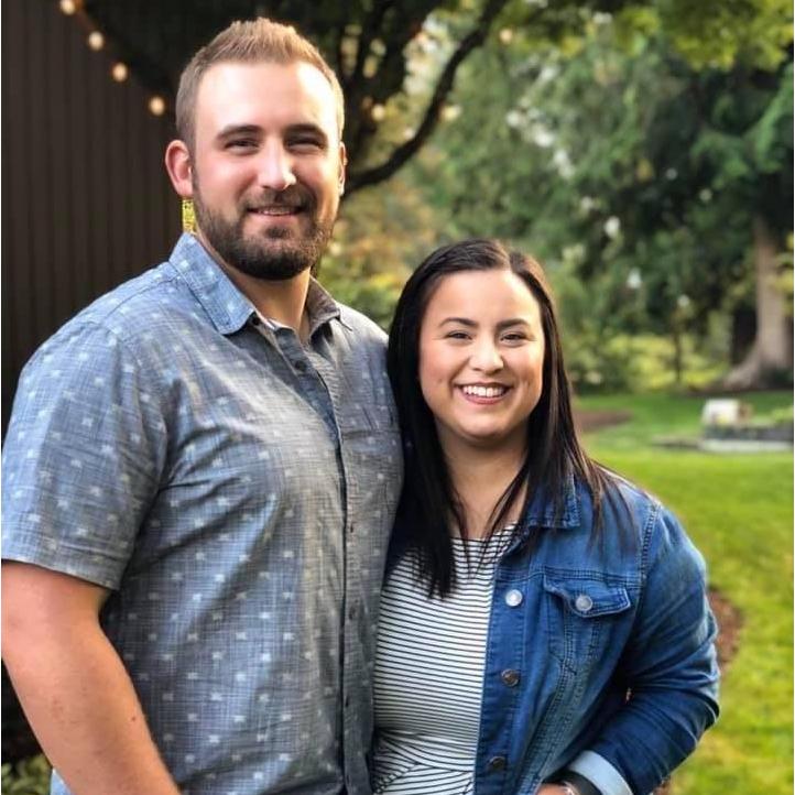 Celebrating our engagement with friends and family