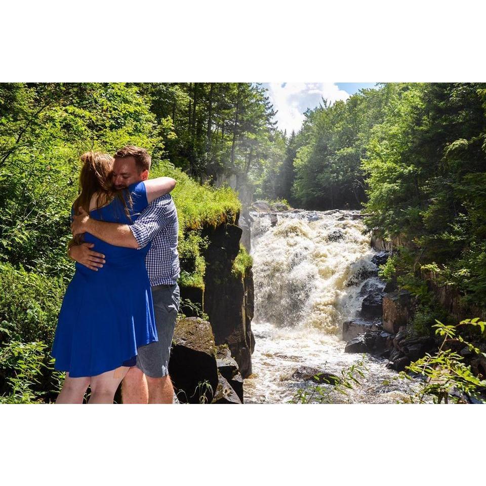 Right after she said yes