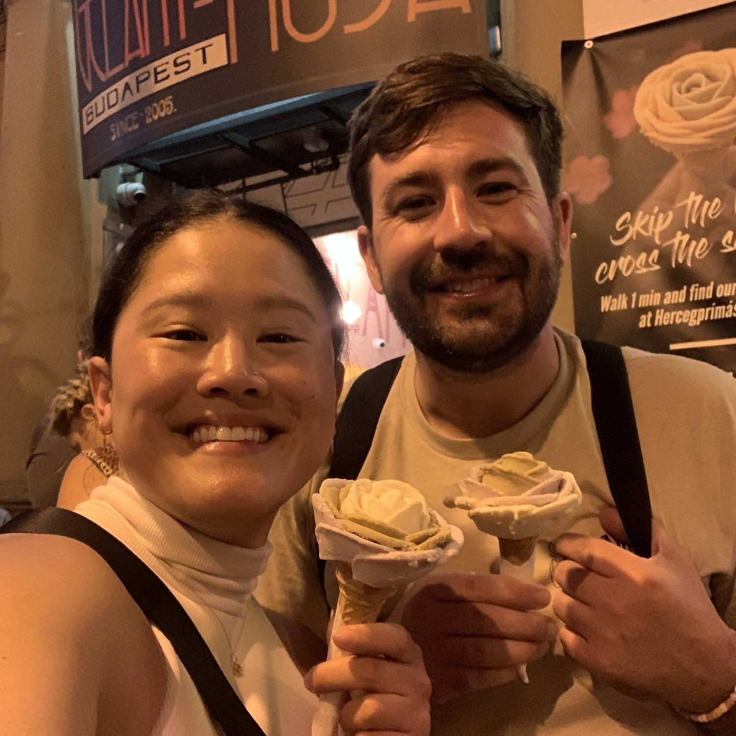 Doing what we love most together… eating ice cream 🍦
