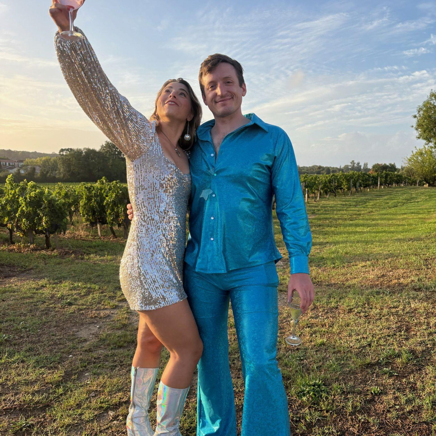 Best dressed couple at disco night, bar none