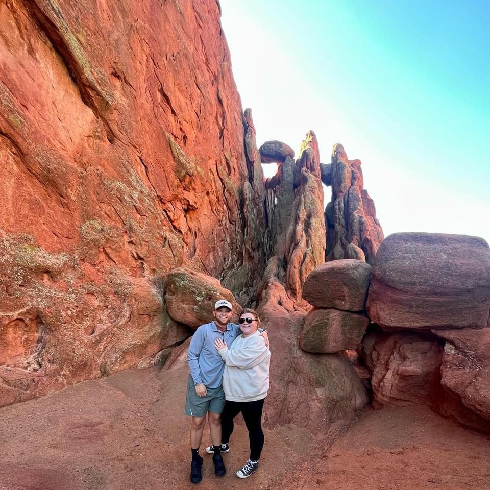 On our first visit to Garden of the Gods!