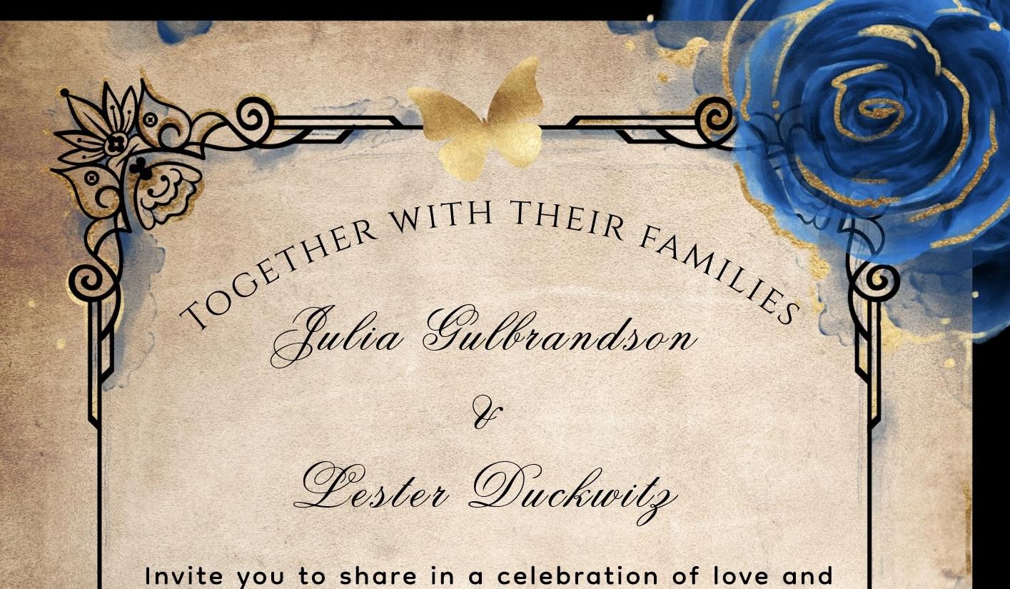The Wedding Website of Julia Gulbrandson and Lester Duckwitz