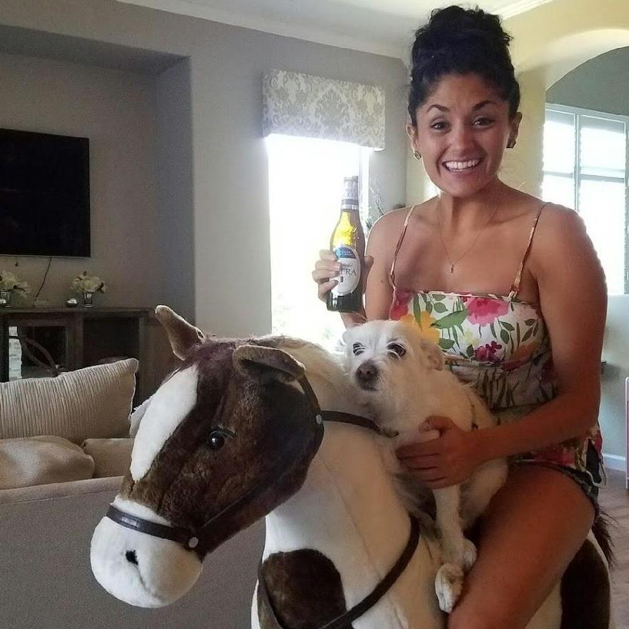 What can I say? Jess like animals, real or plush. And Mich Ultra, I guess...
