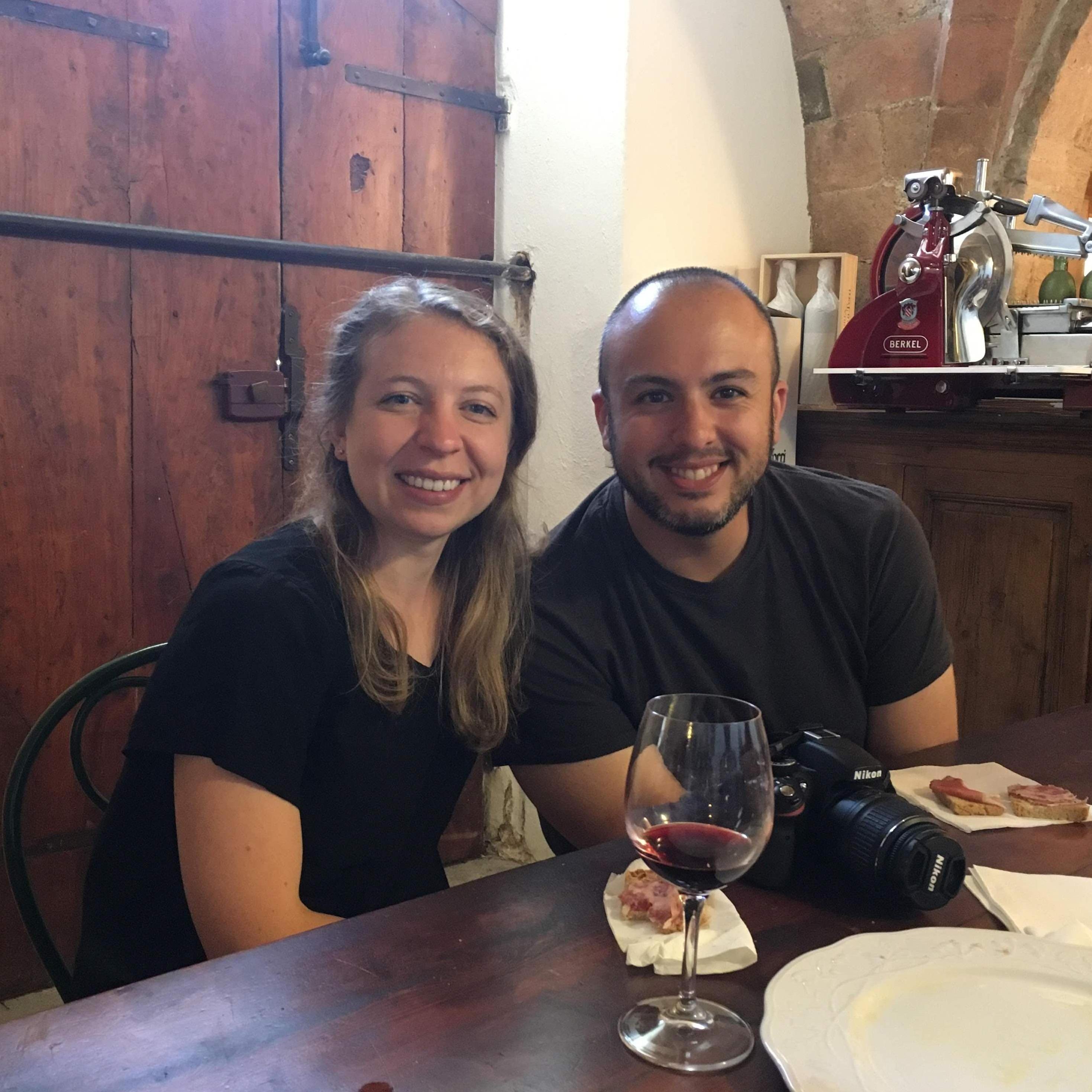 Wine tasting in Tuscany, IT. August 2016.