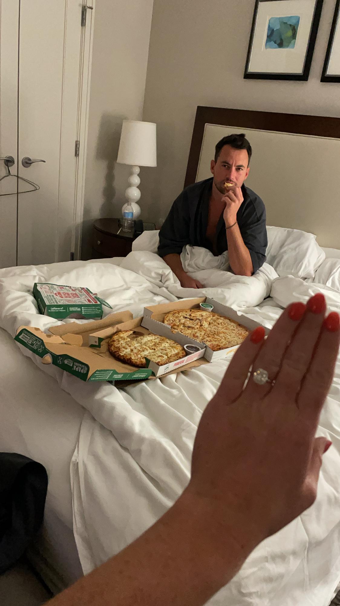“How do you want to spend our first night engaged” - Joe.