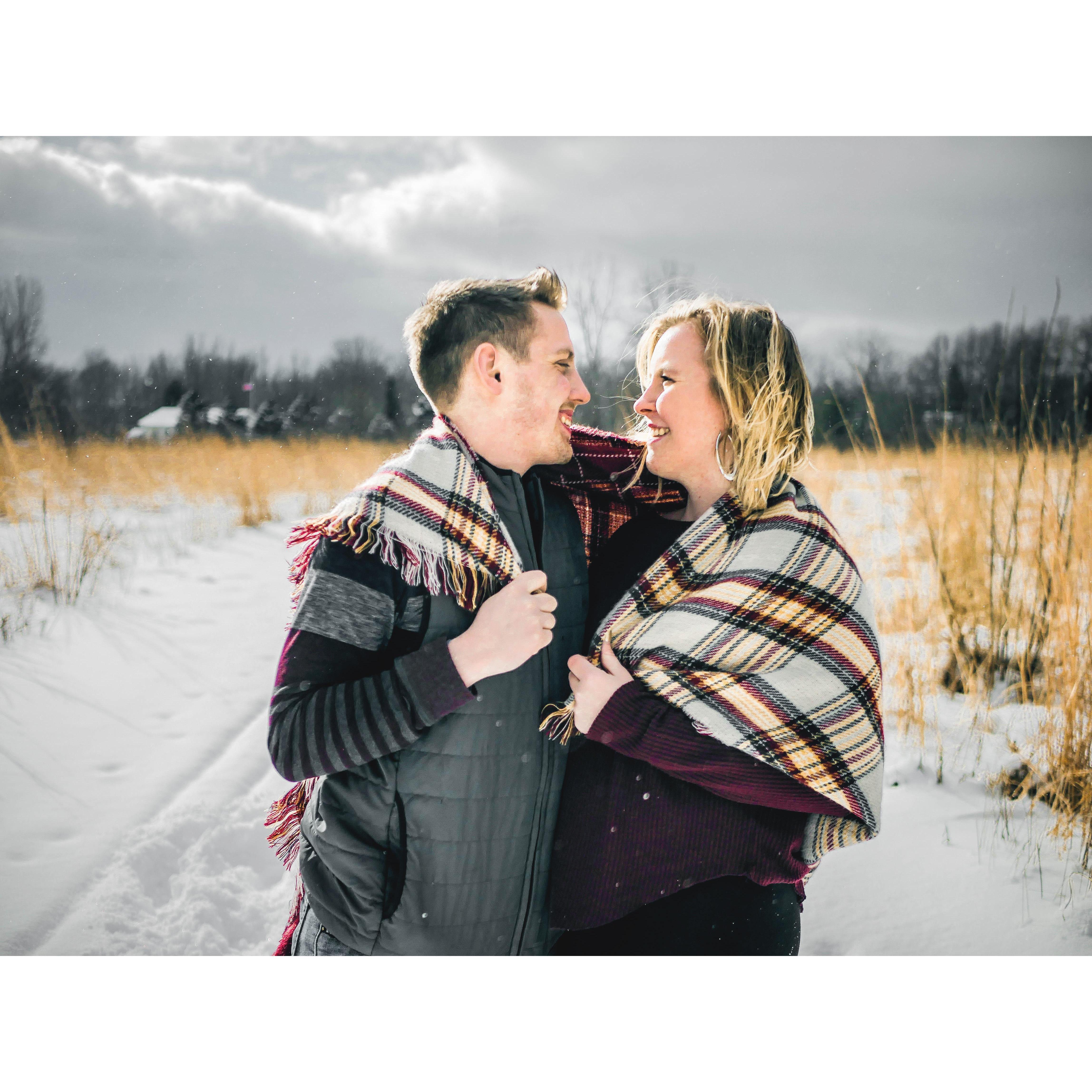 One of our engagement photos by the talented - Something Studios!