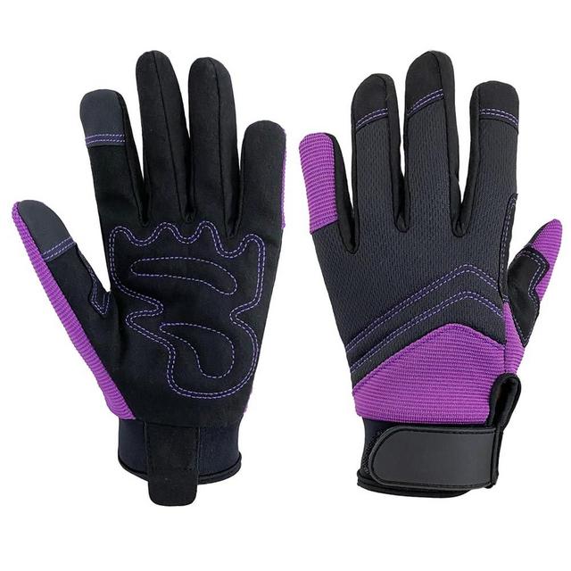 Gardening Gloves for Men and Women, Thorn Proof & Puncture Resistant Working Gloves, Gloves for Safety Work and Gardening, Gardening Gifts, Synthetic Leather Spandex Mechanic with Touchscreen Support