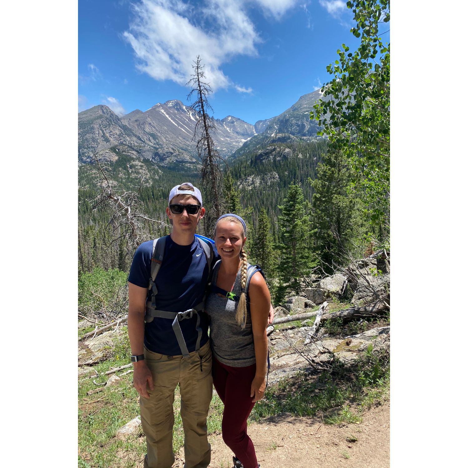 Hiking in the Rocky Mountains